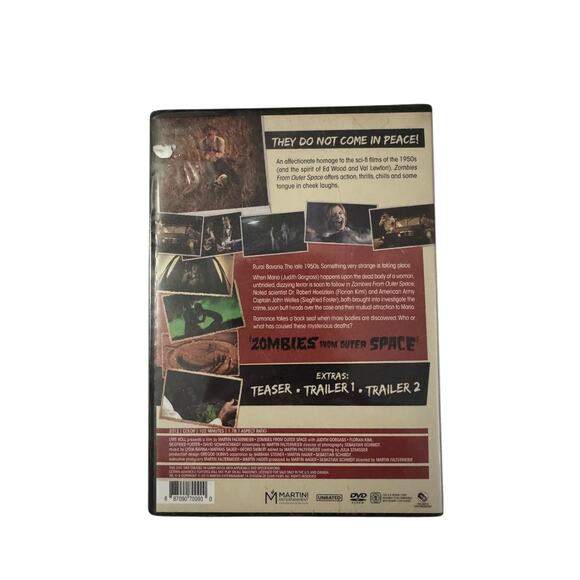 Zombies from Outer Space 2012 Retro Camp Sci-Fi Horror New Sealed - Picture 2 of 3